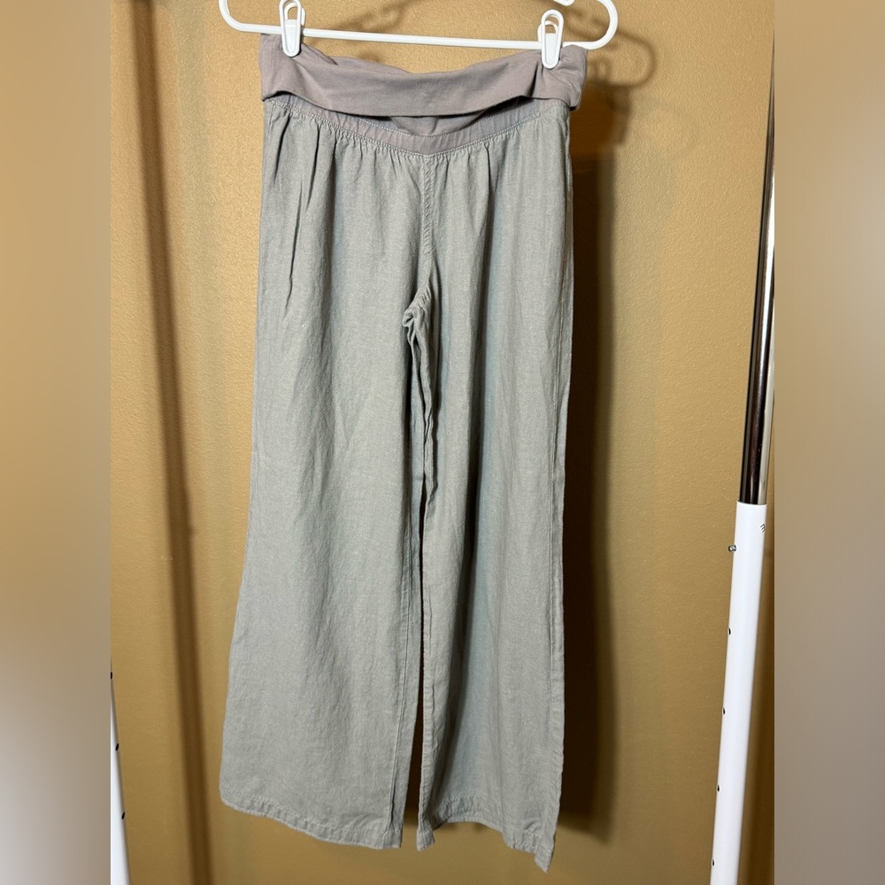 Old Navy wide leg linen pant